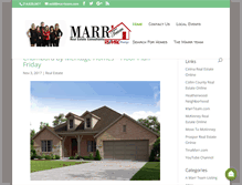 Tablet Screenshot of marrteamrealty.com